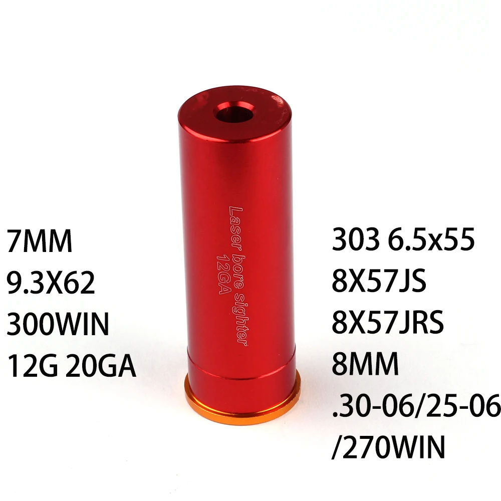 Ohhunt 303 6 5x55 8X57JS 8X57JRS 8 мм. 30 06/25 06/270WIN 7 мм 9 3X62 300WIN 12G 20GA Картридж красный лазерный