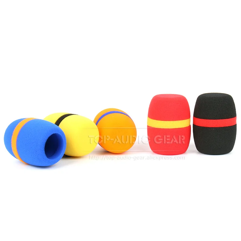 Ручной беспроводной проводной насадка губка для микрофона 5 шт. пенопласт