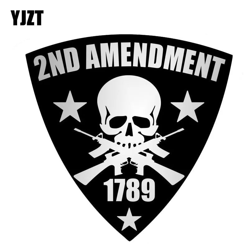 

YJZT 13 см * 13 см забавные 1789 наклейки на оружие, Второе дополнение, наклейка щит PVC 12-0432