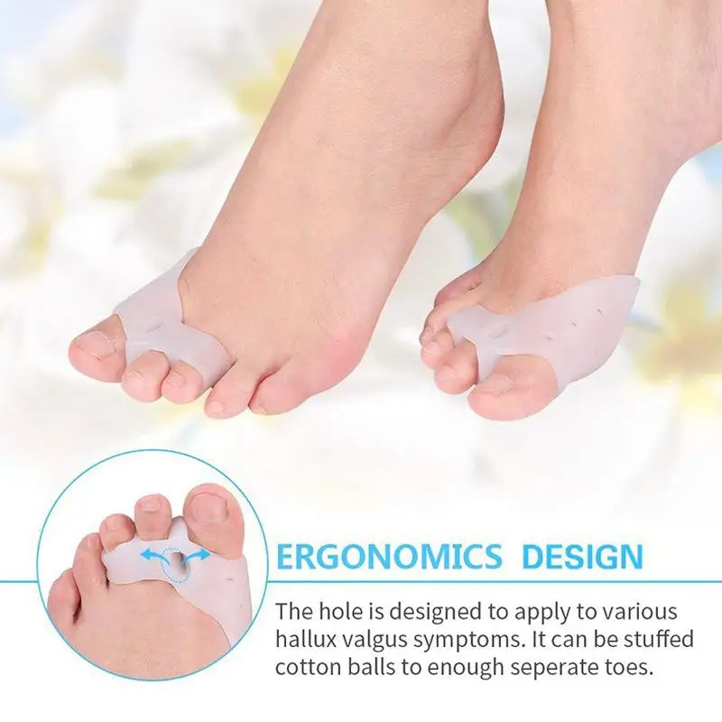 Силиконовые гелевые стельки ортопедические при вальгусной деформации