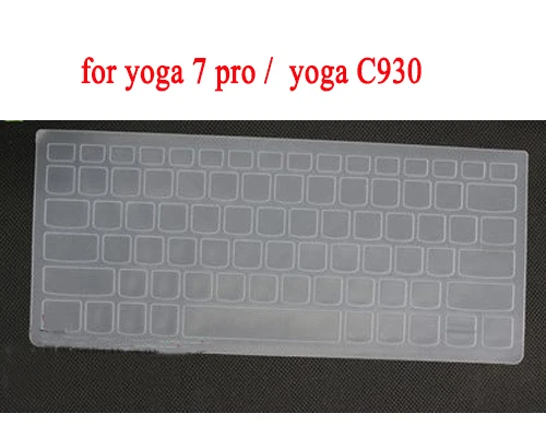 yoga 7 pro 13.9 Моющаяся Клавиатура для ноутбука lenovo Yoga 7 Pro 5 6 13,9 C930 для йоги 920 910 Силиконовая Водонепроницаемая пленка для защиты ноутбука - Цвет: yoga 7 pro 13.9