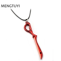 j store hot anime kill la kill necklaces pendants rope chain red scissors model pendant alloy choker necklace women fans