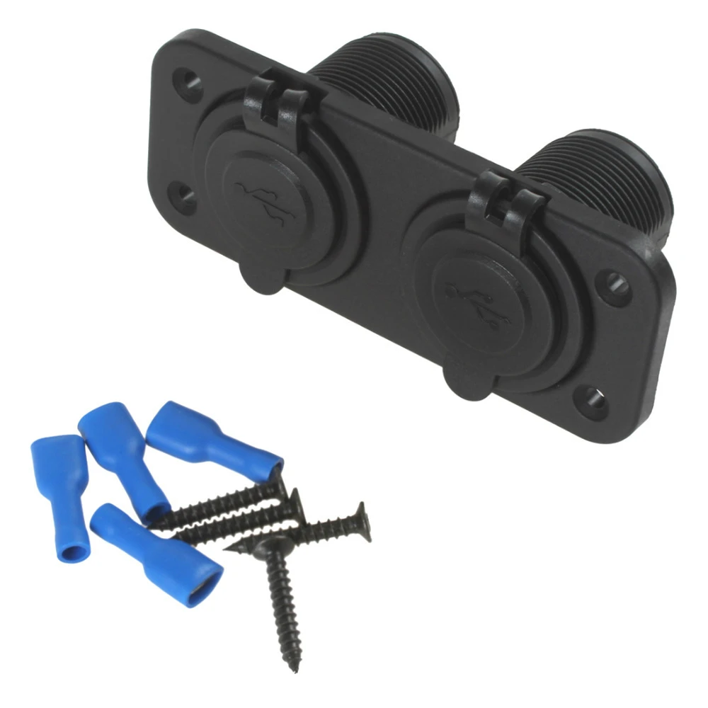 Водонепроницаемое зарядное устройство CHSKY с двумя USB портами 5 В 3 1 А|lighter socket|cigarette