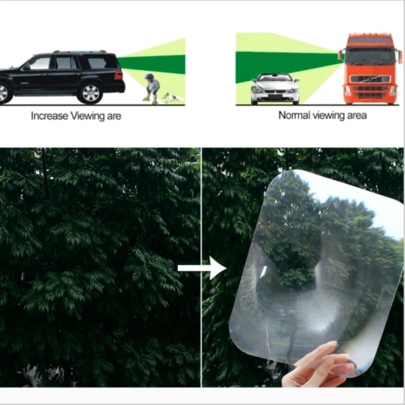 Wide Angle Fresnel Lens Car Parking Reversing Enlarge View Optical Stickers Blind Spot | Автомобили и мотоциклы