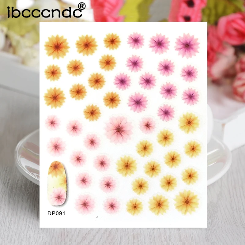 Дизайн ногтей DIY дизайнер переноса воды Гвозди Книги по искусству Стикеры