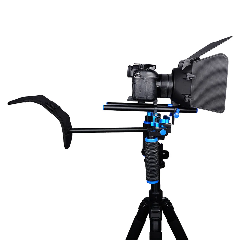 Kolivar Flyweight DSLR наплечное крепление установка портативная система кинематографа с матовой коробкой двойная рукоятка для DSLR видеокамеры DV