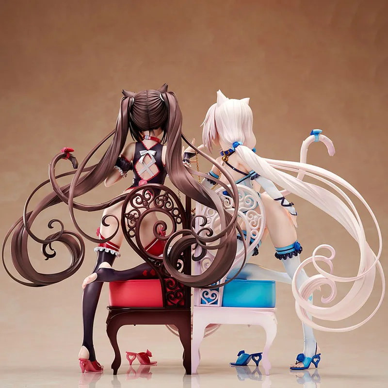 Anime Figure Native Nekopara Chocola &amp Vanilla 1/7 Scale PVC Action Sexy Girl Collection Model of Toys | Игрушки и хобби