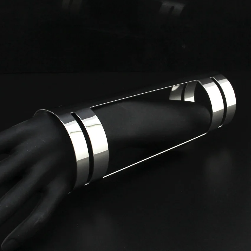 UKMOC уникальный модный сплав большая открытая манжета браслет для женщин