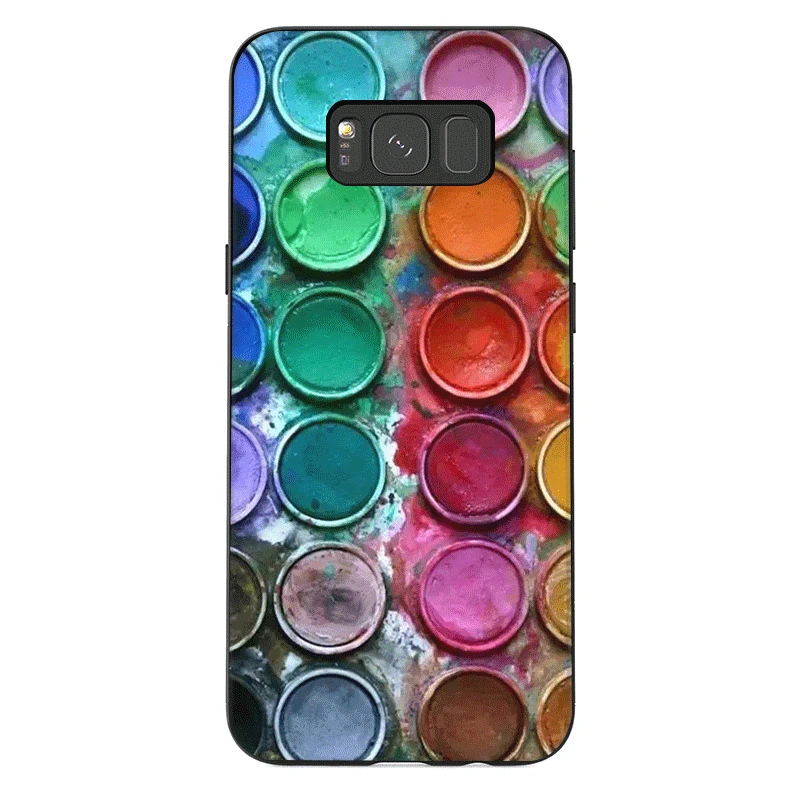 Силиконовый Мобильный чехол для телефона samsung S6 S7 край S8 S9 S10 Plus Note 8 9 M10 M20 M30 M40