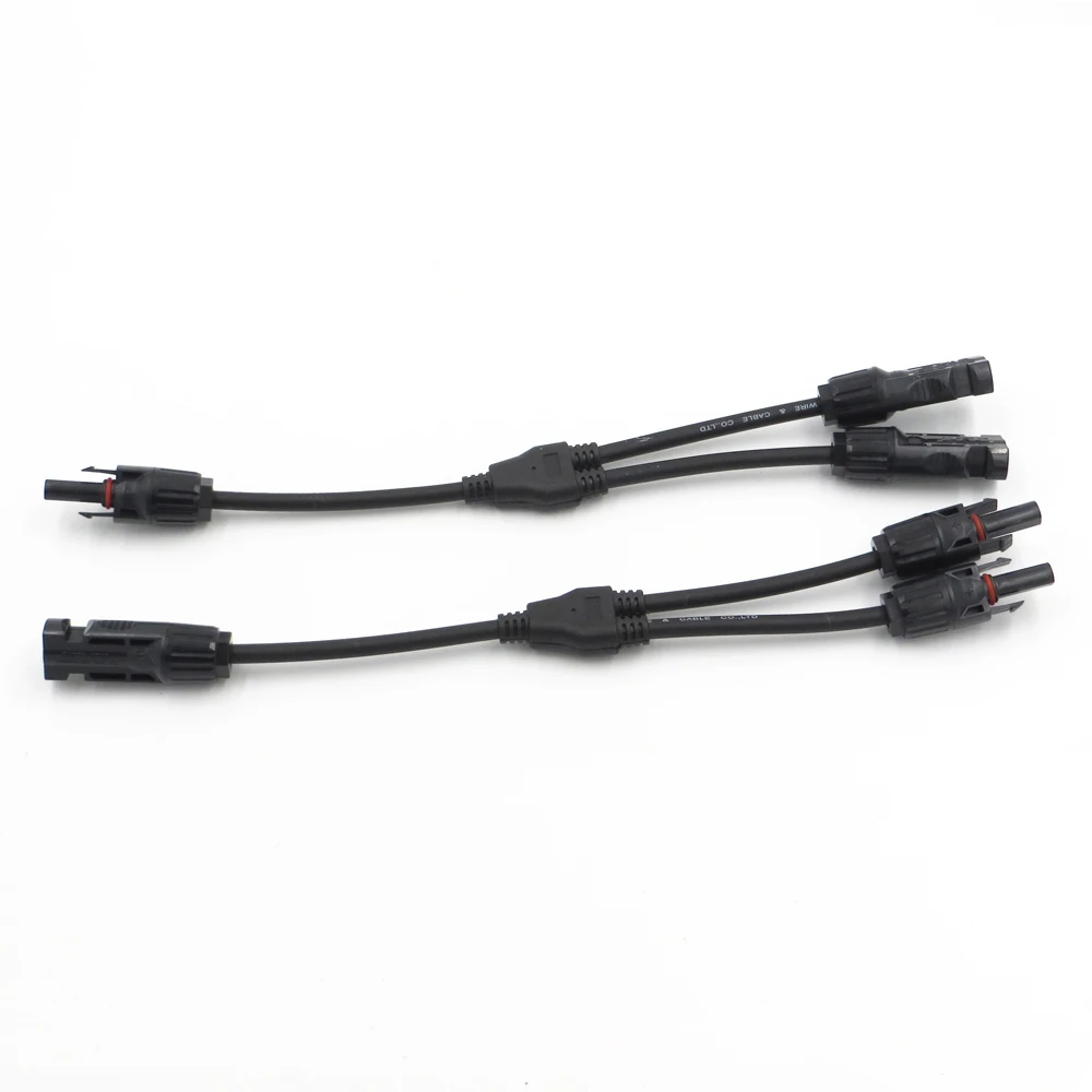 PV y разветвляющаяся 1 5 10 50 100 параллельное подключение 30A электрические Y разъем