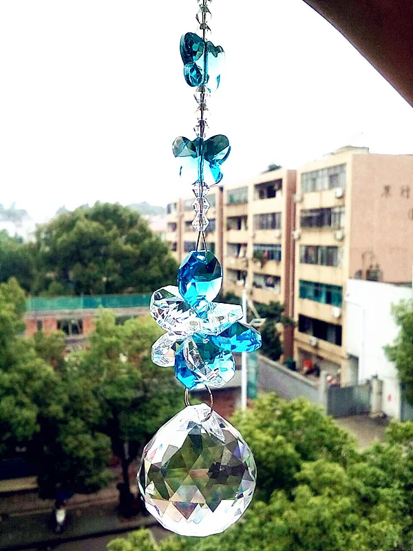 Очаровательная гирлянда чакра спектры 1 шт. Aqua Suncatcher K9 Хрустальная подвеска для