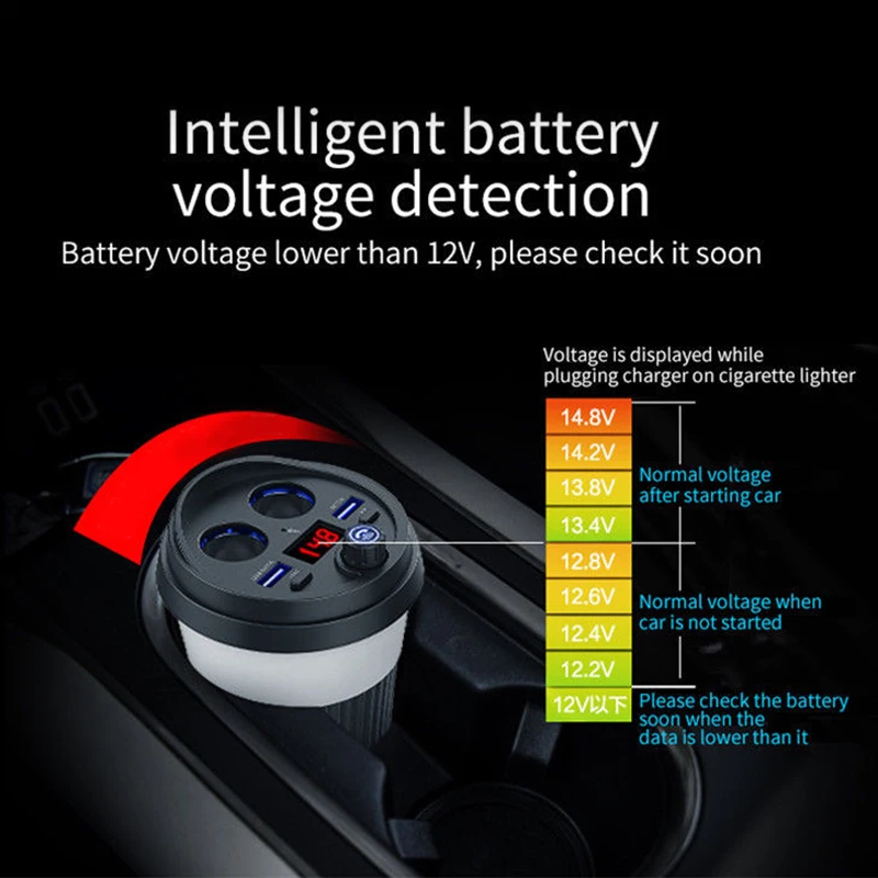 Чашка Bluetooth автомобильный комплект fm-передатчик MP3-плеер Беспроводное зарядное устройство 3,0