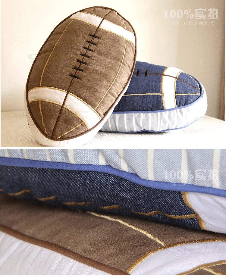 Детские подушки для регби декоративные подушка в американском стиле домашняя