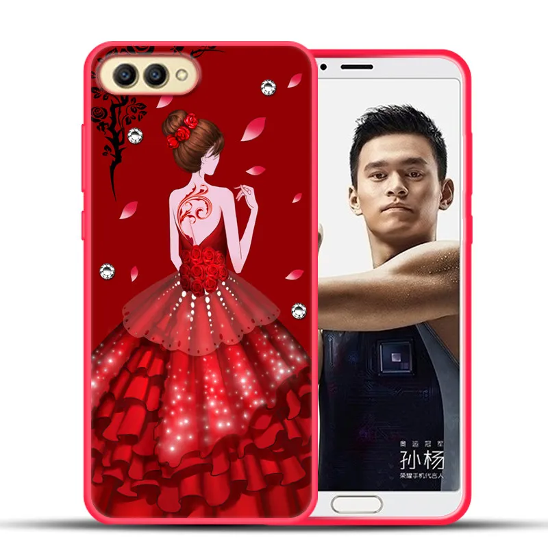 Luxury Soft Silicone Case For Huawei Honor View 10 Ultrathin Full Protection Phone Cover V10 View10 Cute |