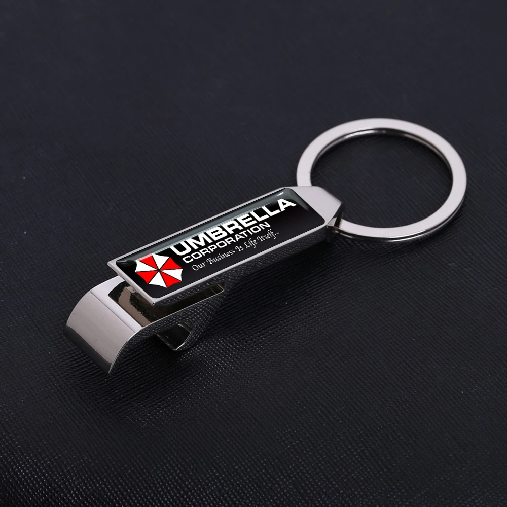 

100x Custom Logo Promotional Bottle Opener Keychain with 3D Resin Sticker, Personalized Silver Keyring, Useful & Practical Gift