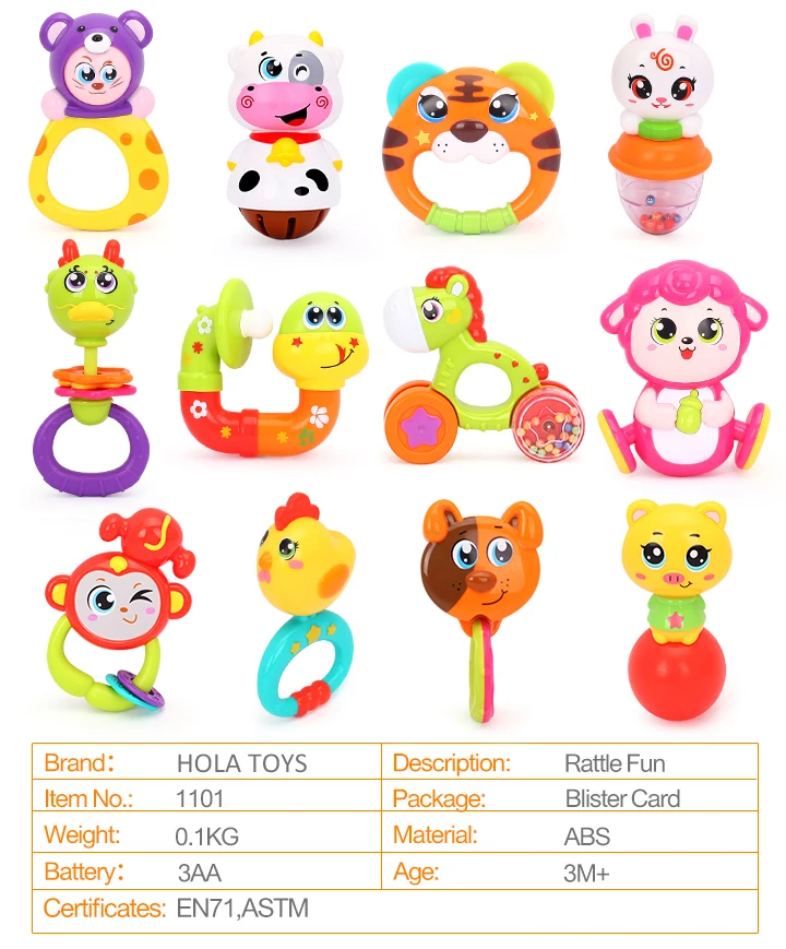 HOLA игрушки 1101 детские погремушки для детей подарок