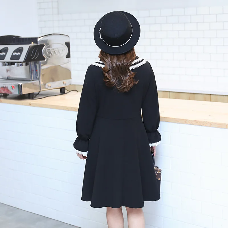 2018 Новое весеннее платье для полных сестер большие размеры большого размера