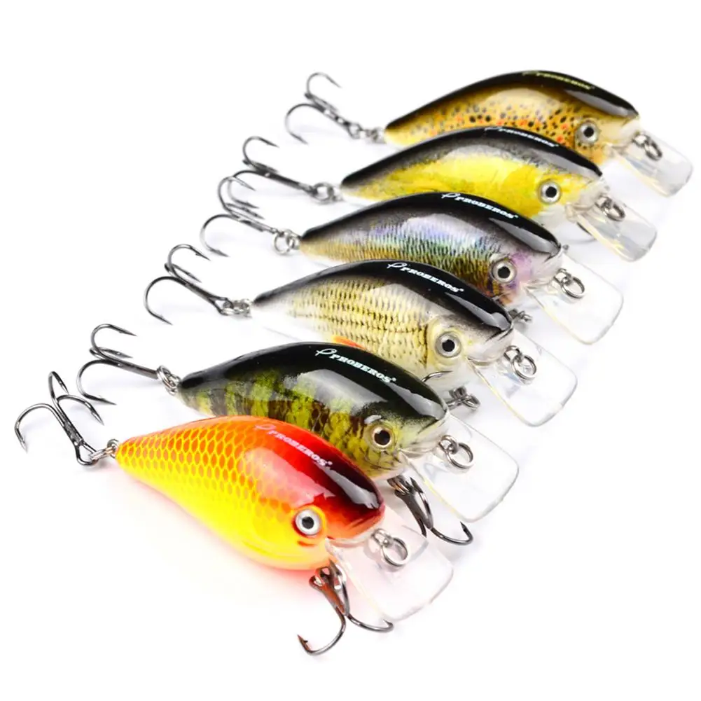 PROBEROS 7.6cm 12.7g Fishing Artificial Lifelike Hard Lure Bait Fish Tackle