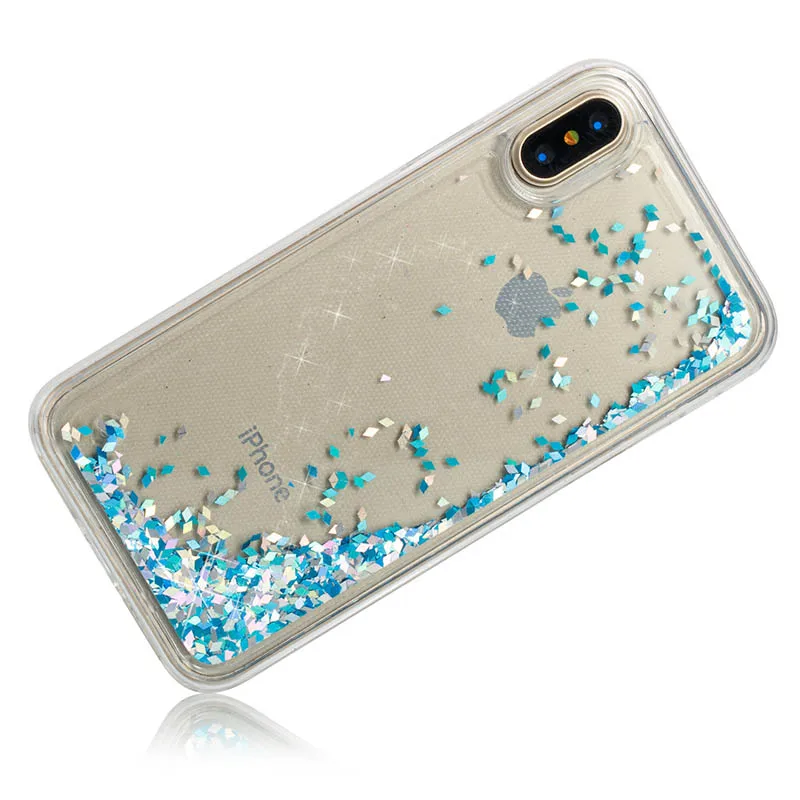 Silver Blue Diamond Мягкий чехол из ТПУ для iPhone X, 8, 7, 6, 6S Plus, 5, 5S, SE, 4, 4S, iPod Touch, 6, 5, силиконовый чехол, B31 - Цвет: Silver Blue Diamond
