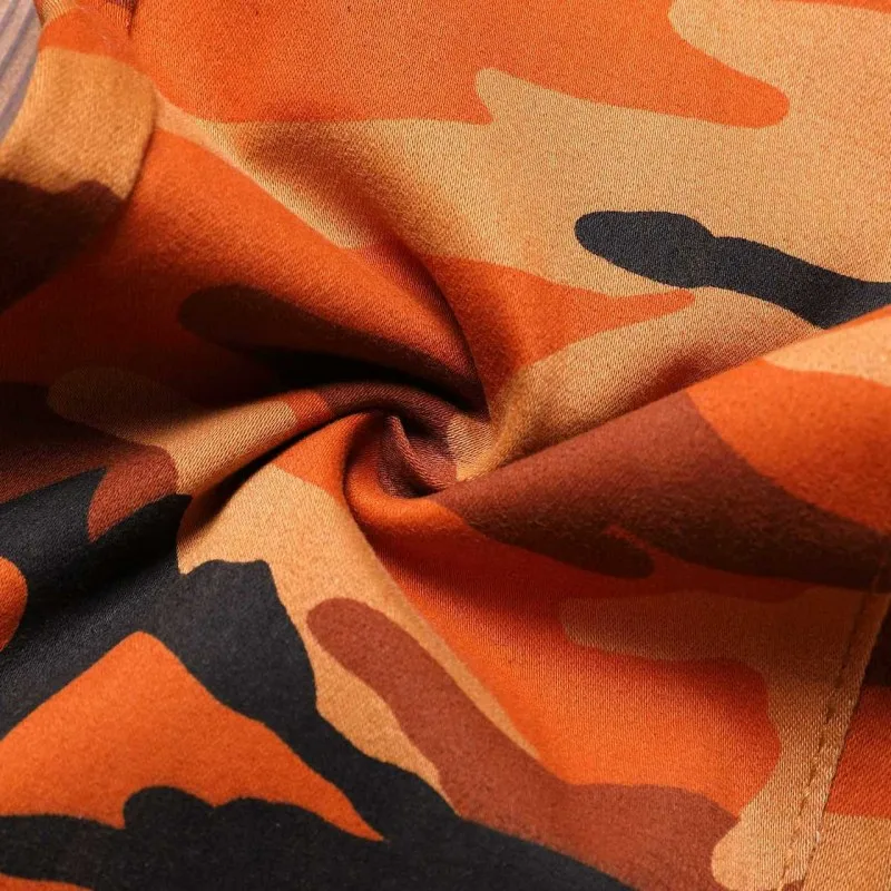 Мужские джинсы с 3D принтом винтажные камуфляжные на молнии модные уличные прямые