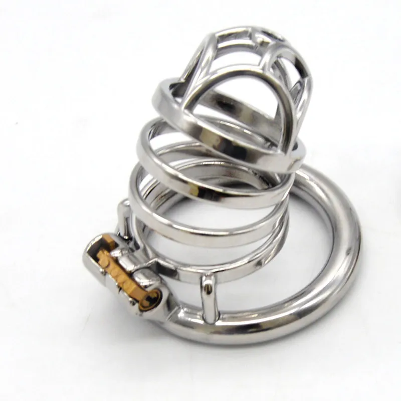 2021 новый шаблон Нержавеющая сталь замок Мужской Целомудрие устройство петух