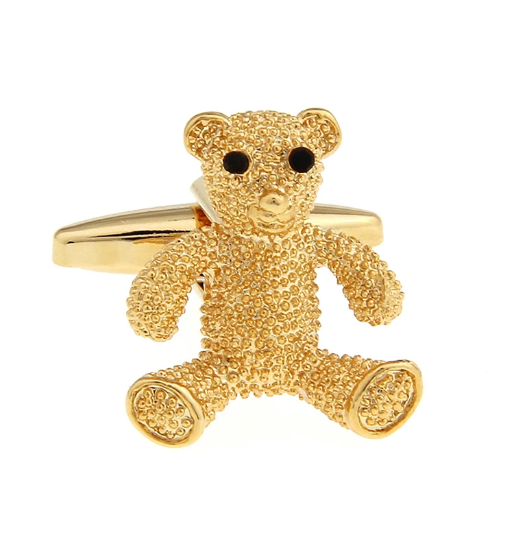 Мужской медный Медвежонок золотого цвета | Украшения и аксессуары
