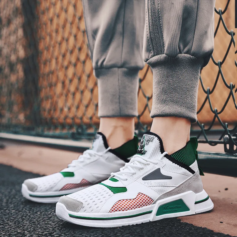 Мужские летние туфли из дышащей сетки Модные Повседневные Дышащие Трендовые для