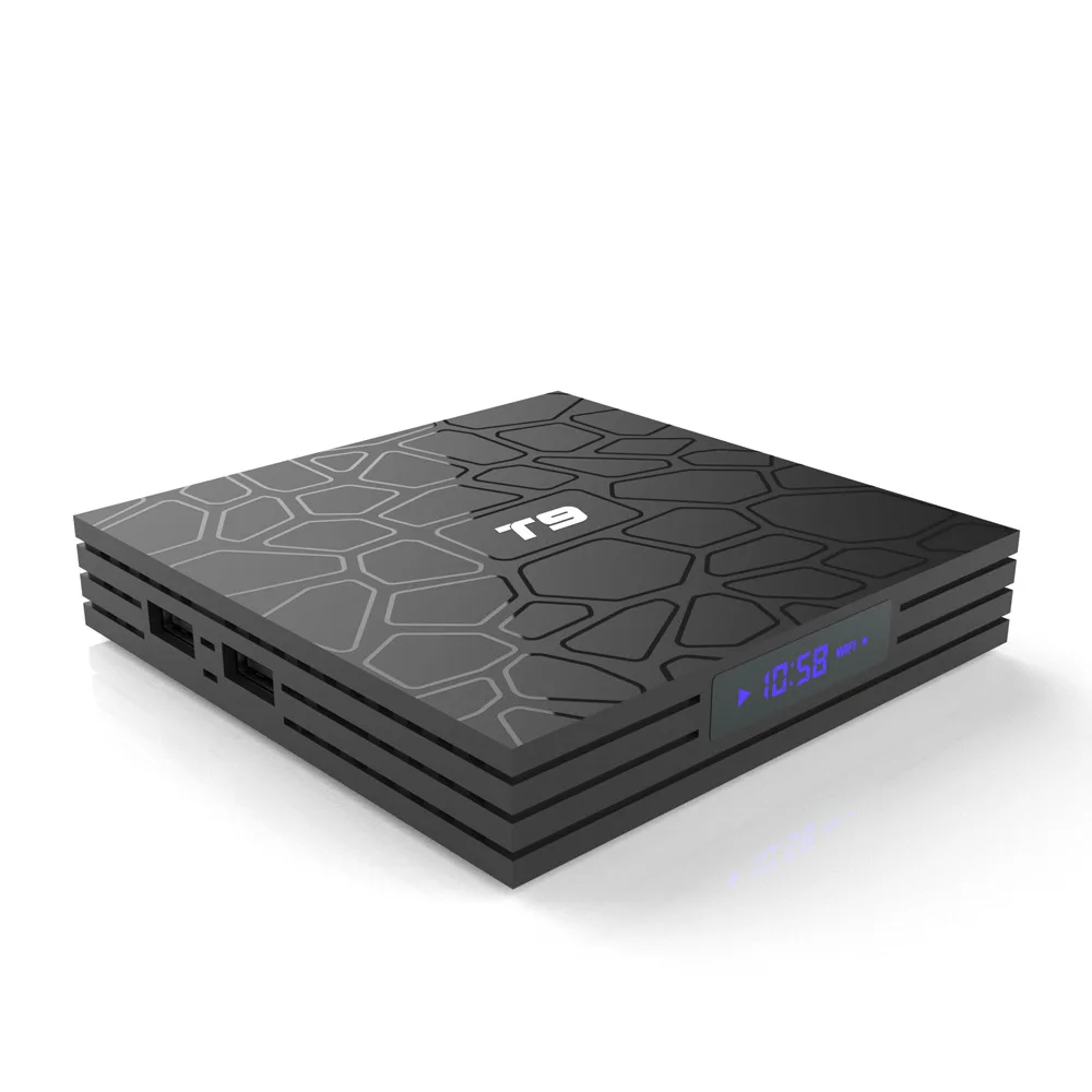 T9 Smart TV Box Android 9 0 четырехъядерный TVBOX 4 ГБ 32 Netflix Youtube 2 4G Wifi 1080P H.265 4K HD телеприставка Pk