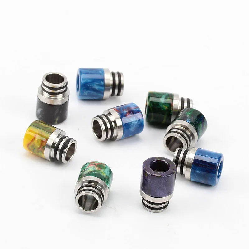 

Colorful 510 Epoxy Resin Drip Tip Set 510 Resin Mouthpiece Wide Bore for Elektronik Sigara 510 RDA/Goon RDA/Kennedy RDA Randomly