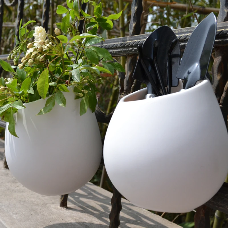 Керамические горшки для цветов посадочные декоративные вазы настенный ваза