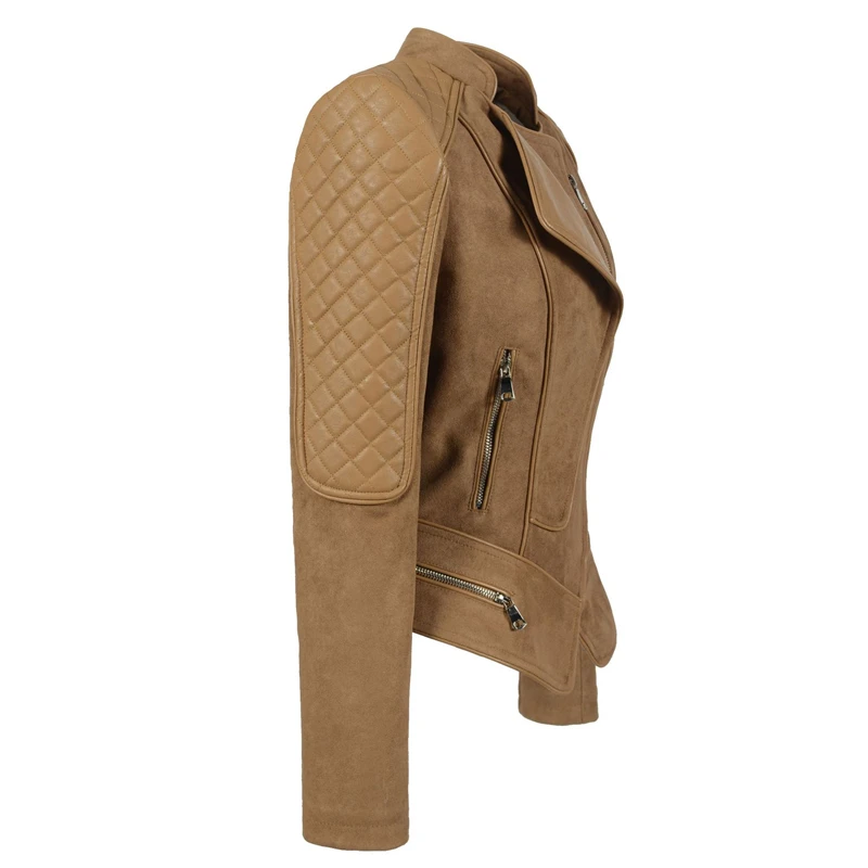 Max LuLu/Роскошная Европейская брендовая винтажная Женская замшевая ветровка