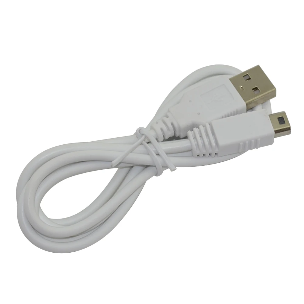 

10PCS New High Quality White USB Charger Data Power Charging Cable for Wii U GamePad Controller