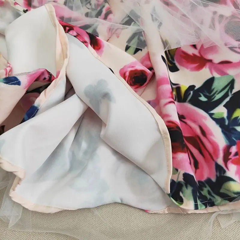 Женская футболка с длинным рукавом Топы+ сетчатые юбки с цветочным принтом комплекты короткие стильные однотонные футболки элегантный костюм с юбкой для женщин