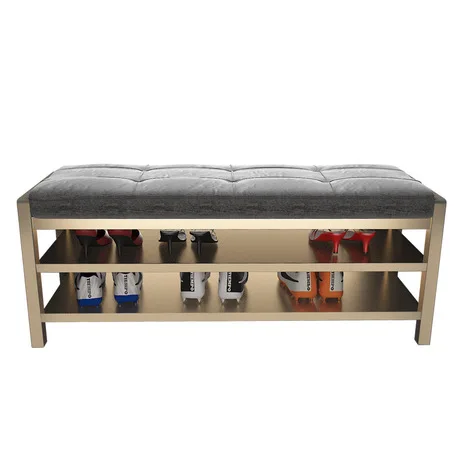 Табуреты и табуреты мебель для гостиной домашняя железный стул хранения обуви