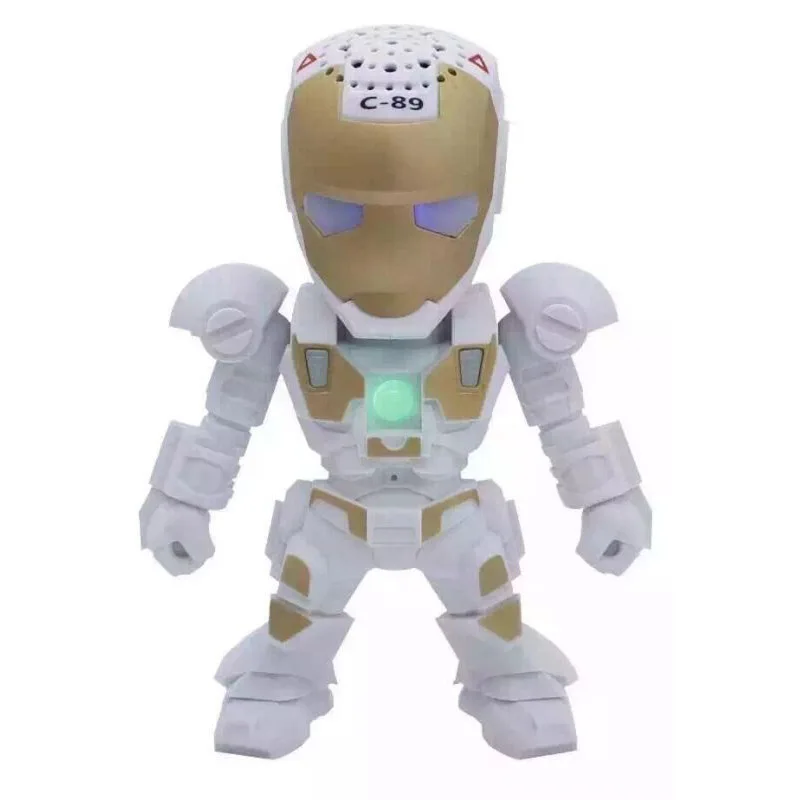 Bluetooth светодиодная мини колонка Портативная звуковая коробка Hi Fi стереоколонка с