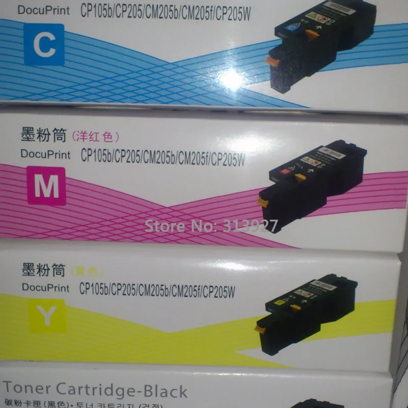 CP105 совместимый для Fuji Xerox Docuprint CP105b CP205 CP205b CM205 CM205b CM205f CM205fw цветной тонер картридж