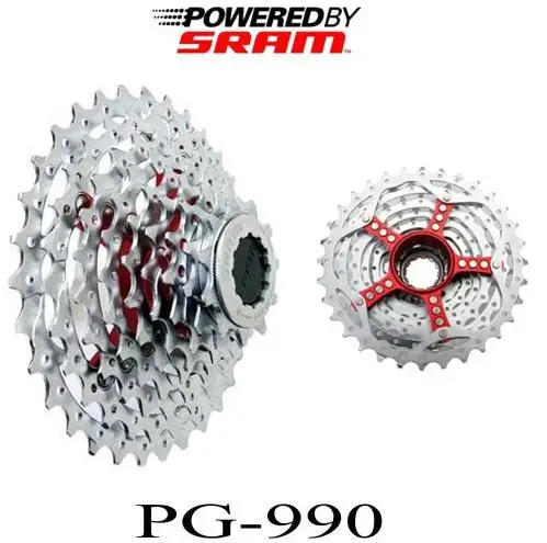 SRAM PowerGlide PG 990 кассета MTB велосипед freewheel 9s PG990 11 32T 34T|bike freewheel|cassette mtbbicycle |