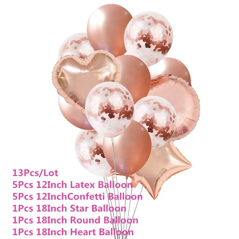 B Chicinlife 8 шт./пакет Rosegold полосатый ведро для попкорна День рождения Baby Shower Дети сувениры мешки для конфет, Свадебный Поставки декораций - Цвет: B