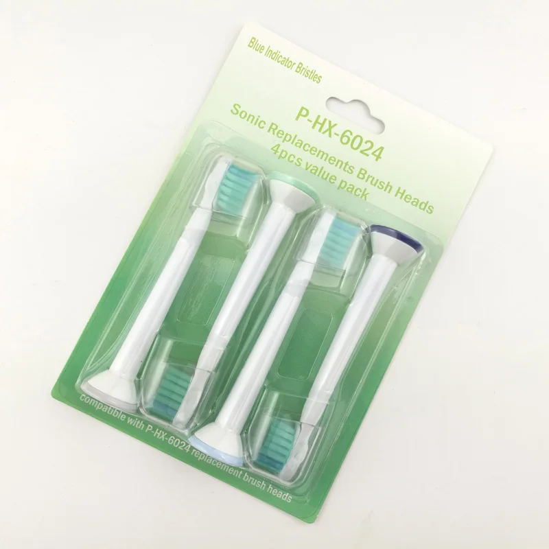 With Protect Cap P-HX-6024 HX6024 звуковая зубная щетка для детей, 400 шт./лот - Цвет: With Protect Cap