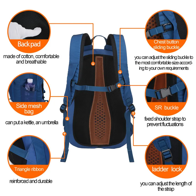 NEVO RHINO 25L водонепроницаемый мужской рюкзак унисекс дорожная сумка походный открытый альпинистский походный рюкзак для мужчин