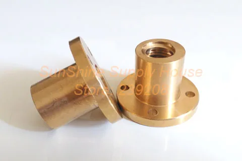 Латунная гайка для свинцового винта TR16 * 4 резьбовой стержень из нержавеющей