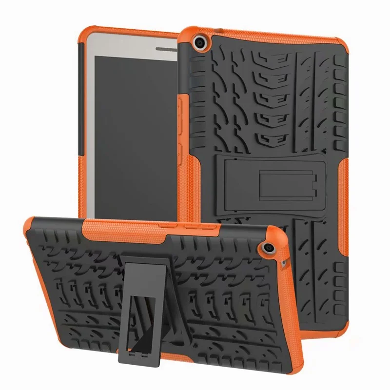 orange Сверхмощный Гибридный противоударный чехол для huawei MediaPad T3 8,0 KOB-L09 KOB-W09, чехол для планшета Honor Play Pad 2, чехол+ подарки - Цвет: orange