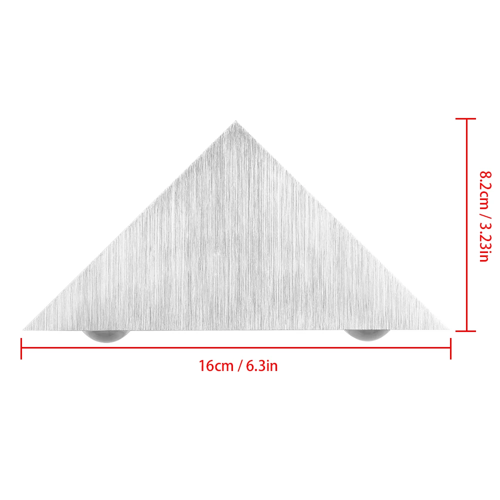 Алюминиевая треугольная светодиодная настенная лампа высокомощный современный