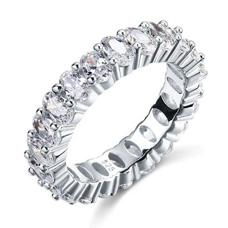 Style 4 Choucong элегантное кольцо, 925 пробы, серебро, AAAAA, циркон, cz, обручальное кольцо, кольца для мужчин и женщин, хорошее ювелирное изделие, подарок - Цвет основного камня: Style 4