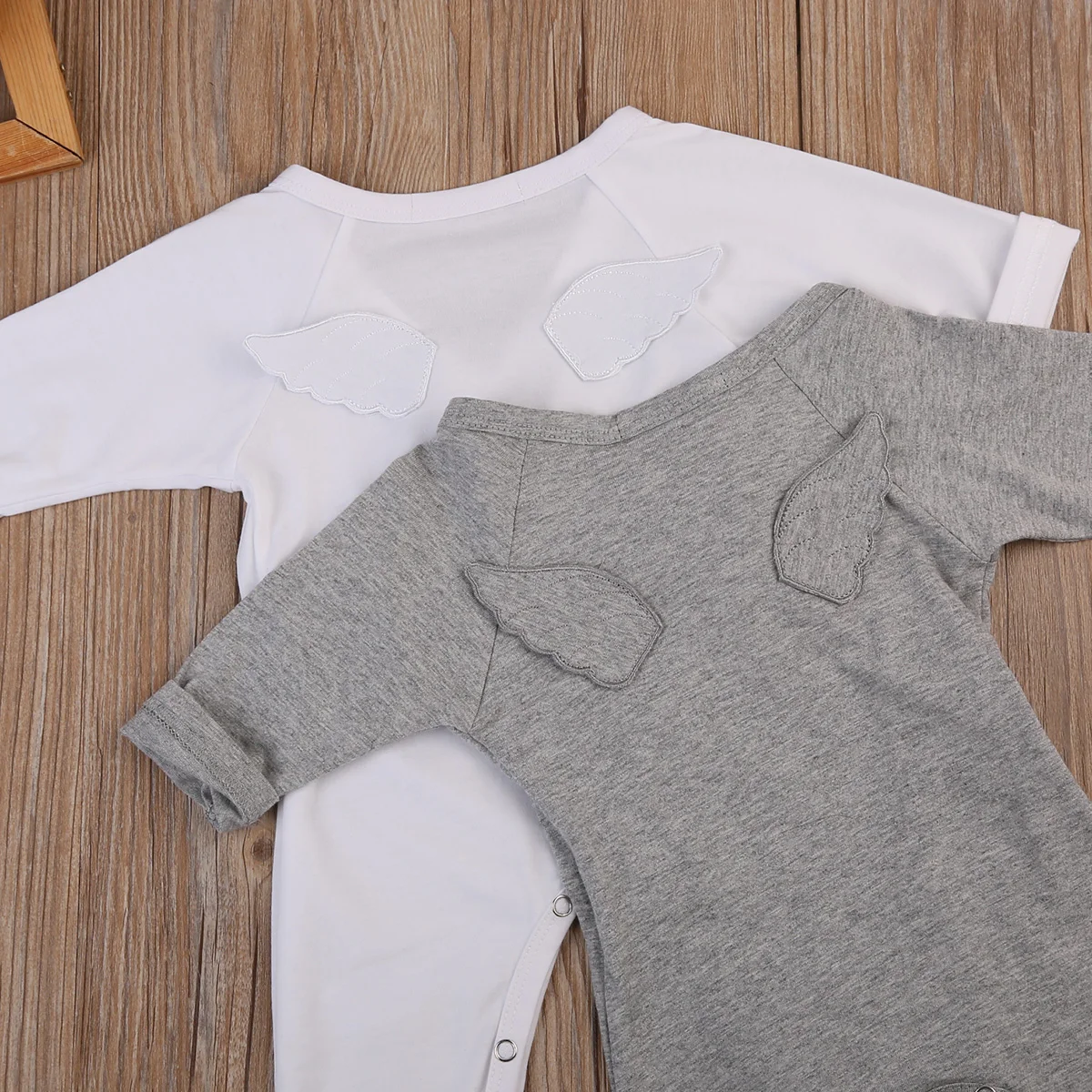 Для новорожденных для маленьких девочек хлопок длинный рукав сплошной