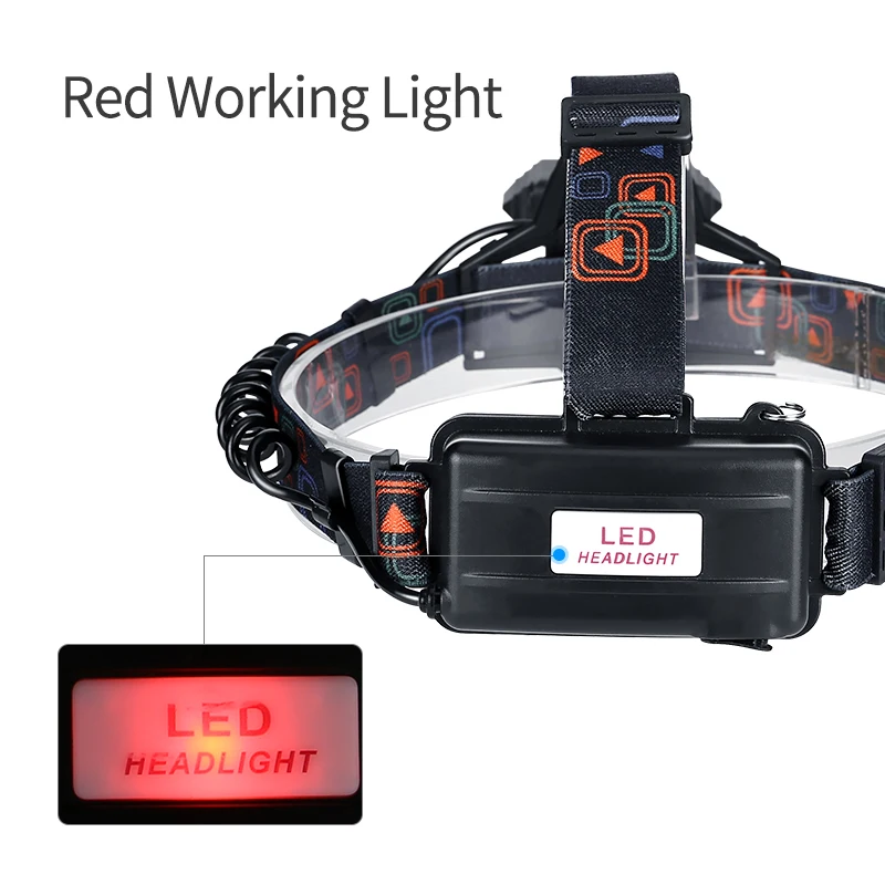YAGE высокомощный светодиодный налобный фонарик с сенсорной головкой фонарь CREE led
