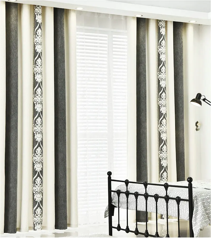 Кашемир высокого качества красивая занавеска для спальни гостиной современные