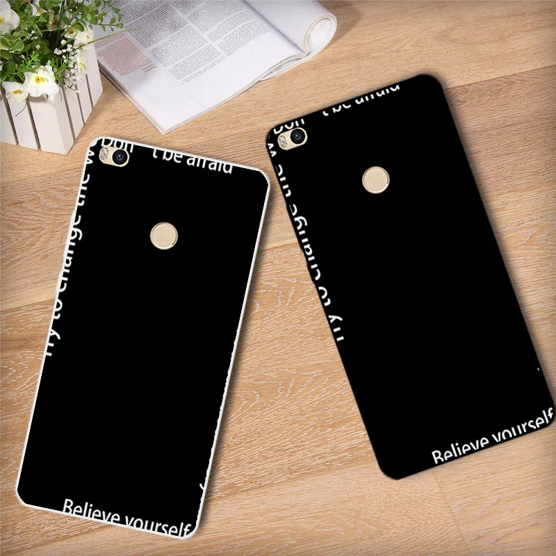 6.44&quot For Xiaomi Max2 Mobile Phone Back Black Matte Brick Cover for Xiomi Mi Max 2 Transparent Silicone TPU Protection Cases |