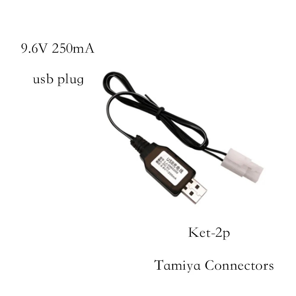 9 6 в 250 мАч разъемы Tamiya USB зарядное устройство для NiCd NiMH аккумуляторного блока