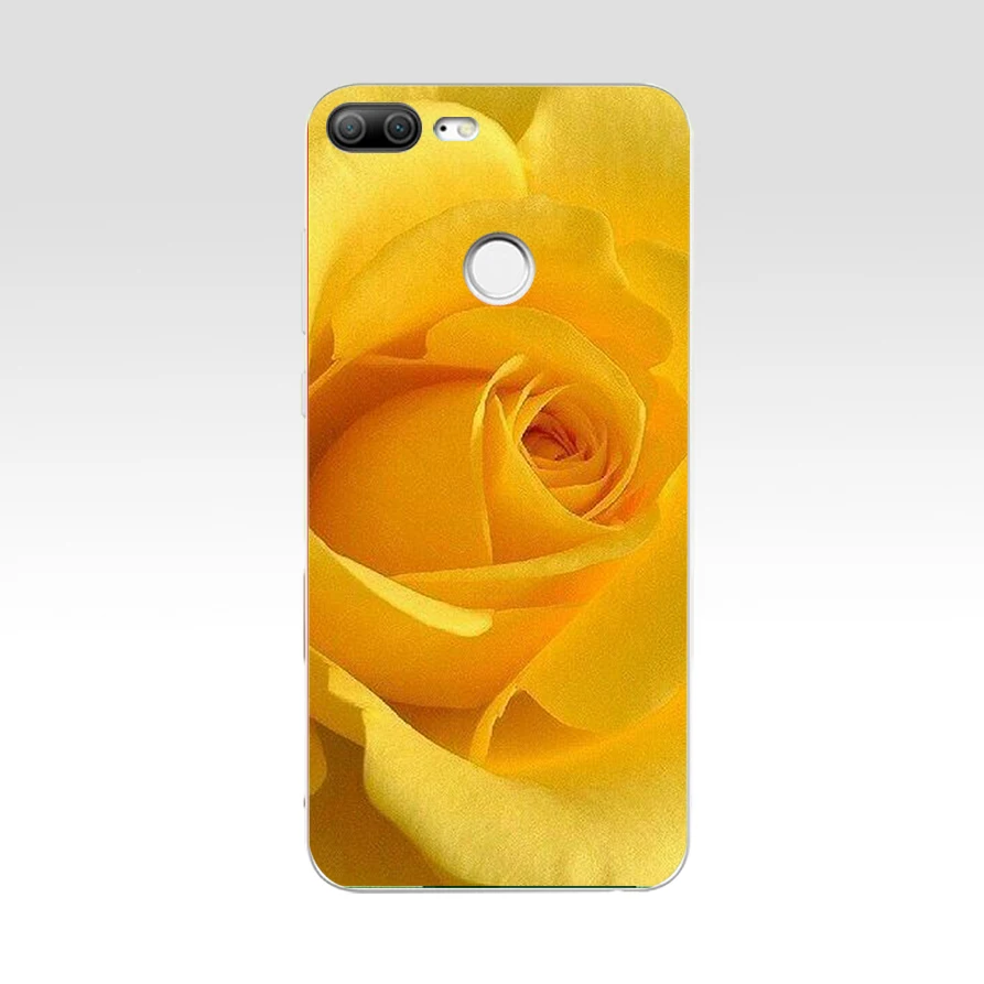 21 42SD цветной цветок Роза Пион подарок Мягкий Силиконовый ТПУ чехол для телефона huawei Honor 8 9 Lite 8X p 9 lite - Цвет: 21